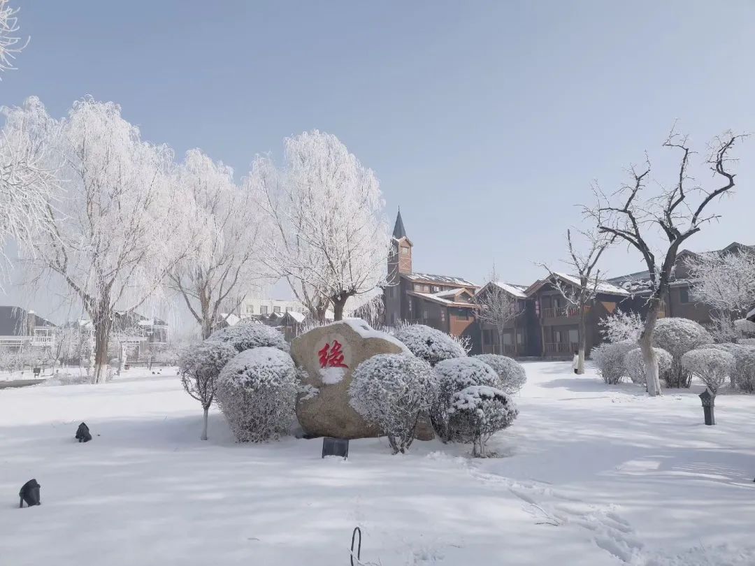 降雪接踵而至 鞍山景区美翻了