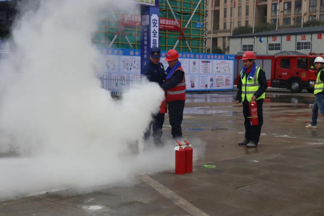 德清亚运场馆举行消防演练 确保场馆建设安全