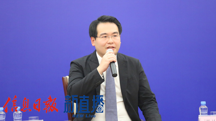 赣州市安远县委副书记、三百山创5A办主任李俊锐（文颖 摄）