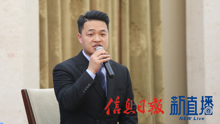 上饶市葛仙村度假区总经理谢锦辉（文颖 摄）