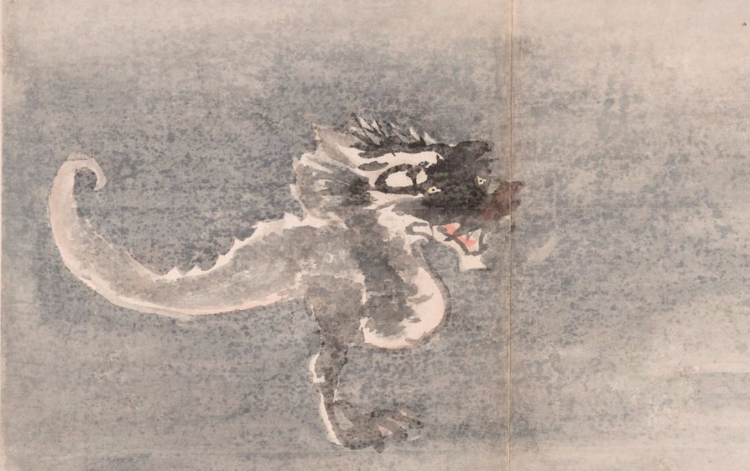 ▲清 高其佩 指画系列-指画&middot;龙
