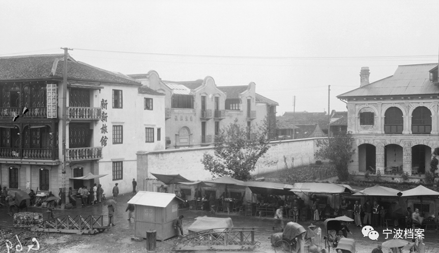 19世纪宁波的码头和旅馆