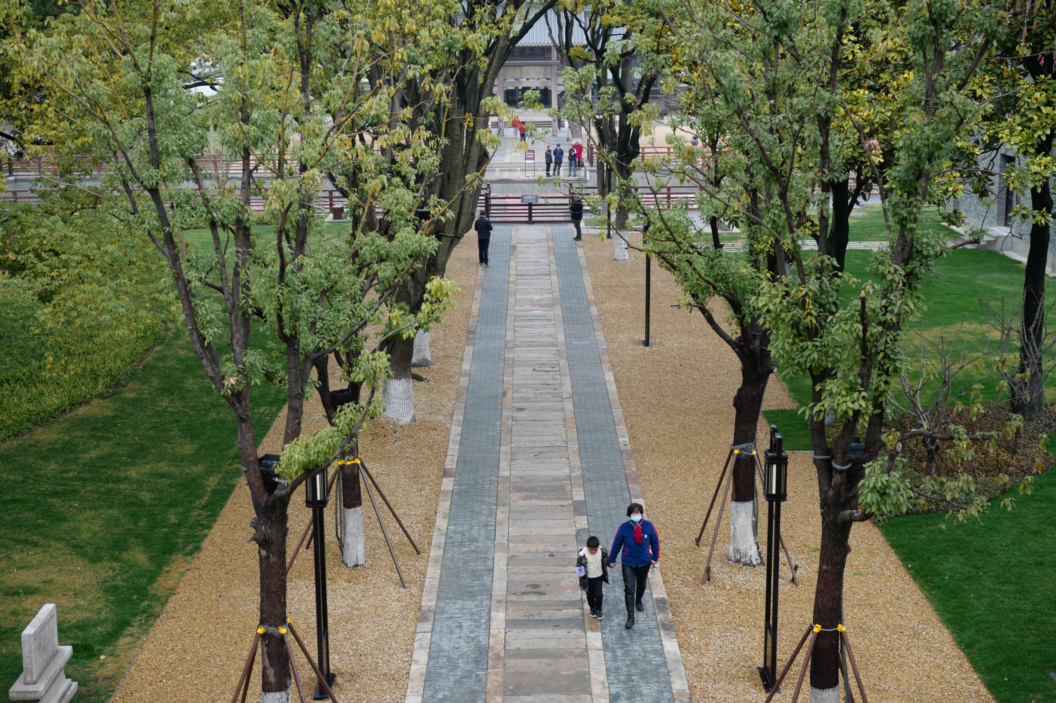 嘉兴子城遗址公园开园笫一天