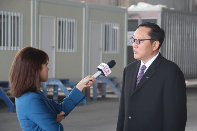 中集模块化建筑投资有限公司总经理朱伟东接受采访