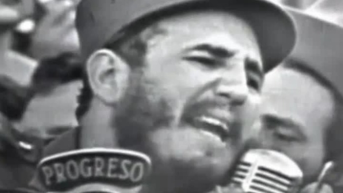 卡斯特罗逐渐登上权利的巅峰，1959年出任古巴总理