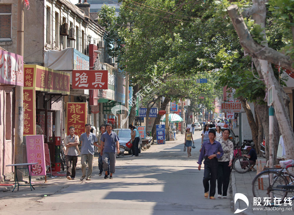 烟台大马路老照片图片