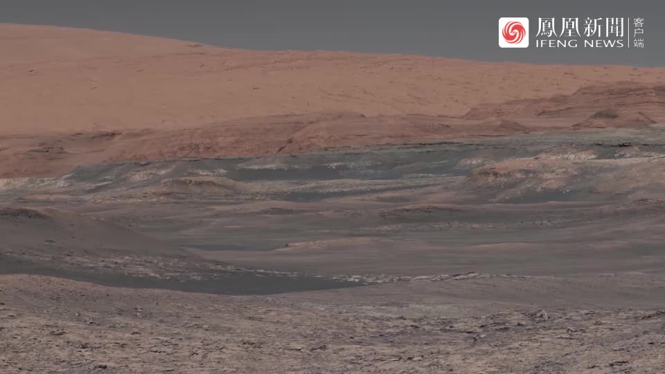 超清视频看好奇号拍摄的火星表面，简直太美了！