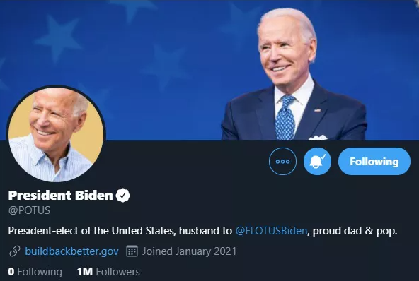 ▲拜登推特截图。