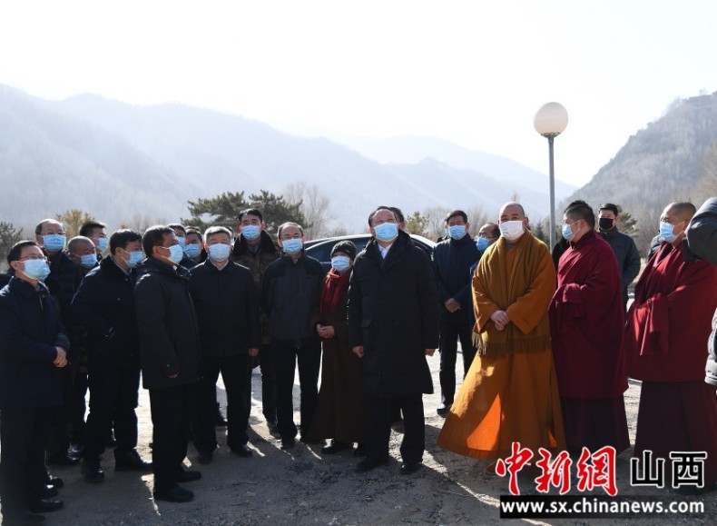 1月27日，山西省委常委、统战部长徐广国一行考察了宗教活动场所。中新网记者 武俊杰摄