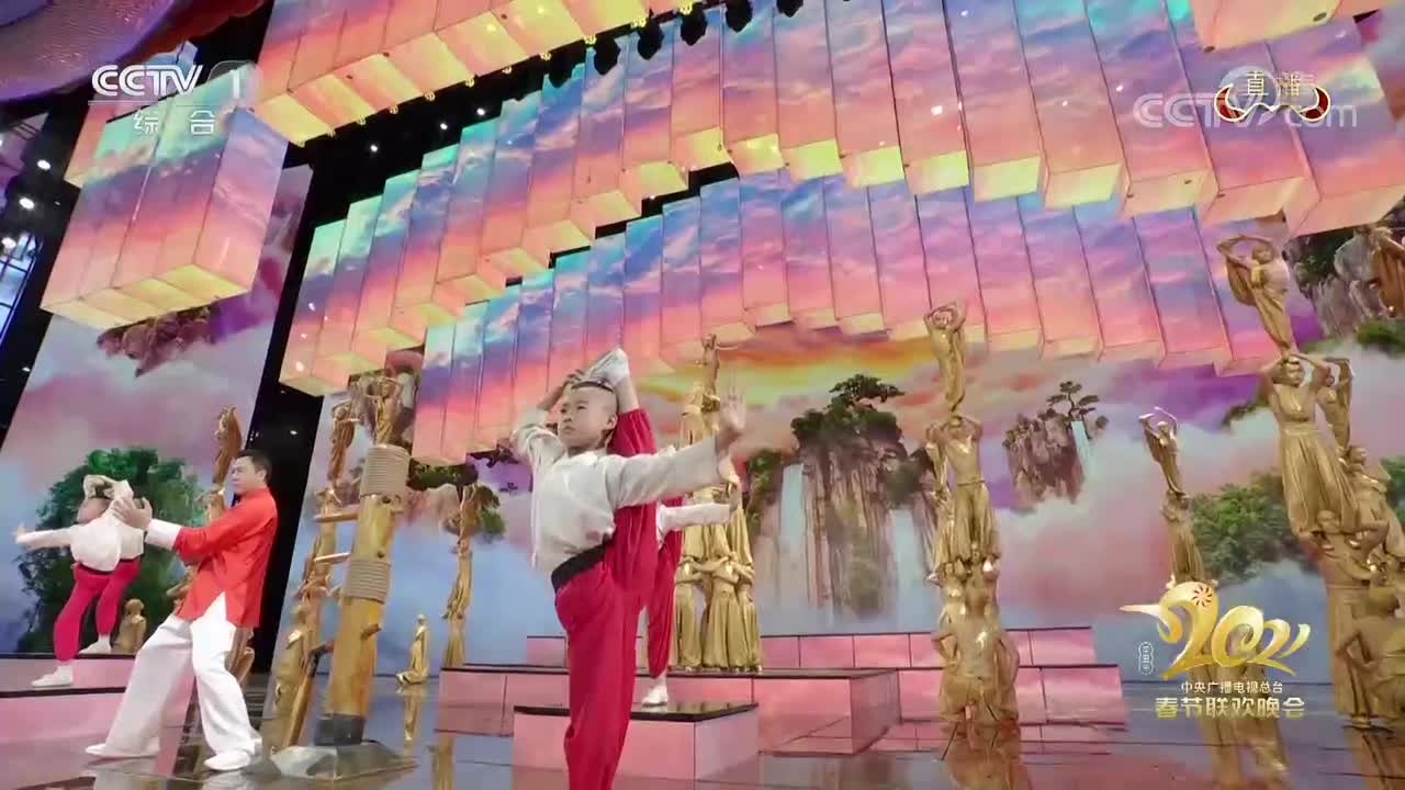 2021年春节联欢晚会丨武术《天地英雄》_凤凰网视频_凤凰网