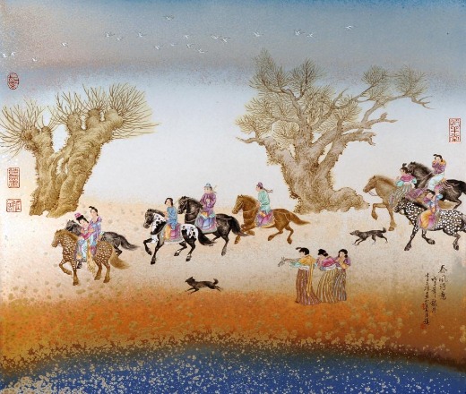 作品《春风得意》