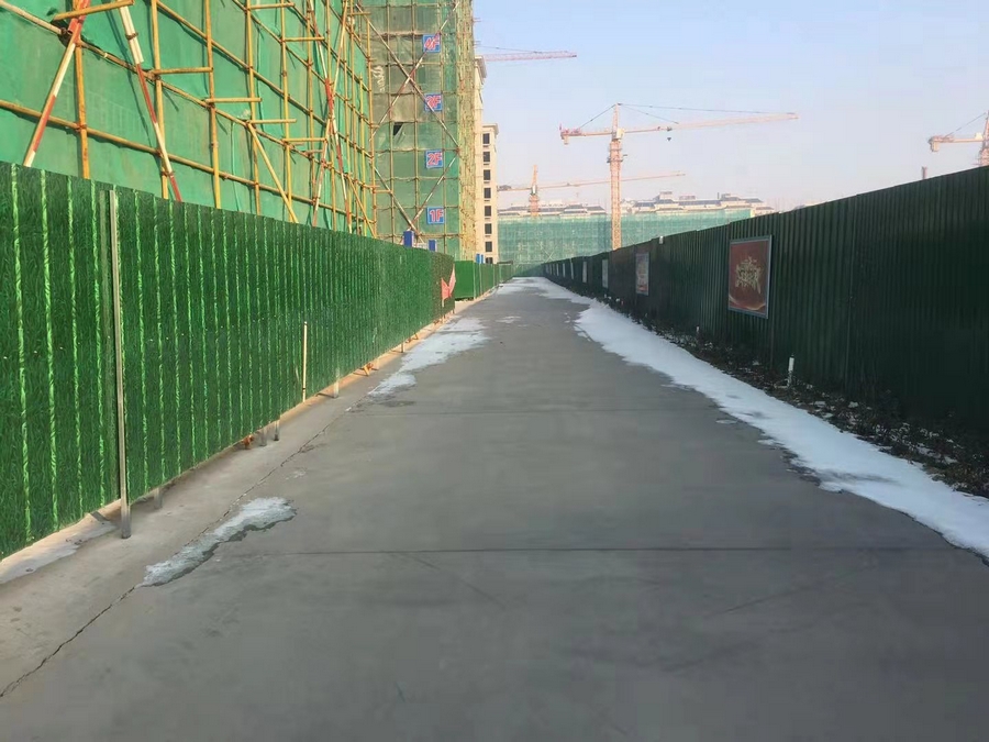 倡导绿色环保理念!“花园式工地”成沂源靓丽新风景