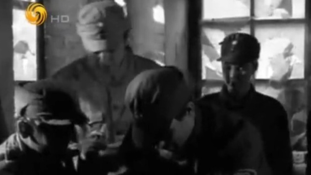 余新元在黄土岭战役中负伤，白求恩主刀保住了他的腿