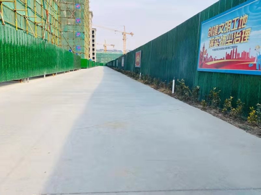 倡导绿色环保理念!“花园式工地”成沂源靓丽新风景