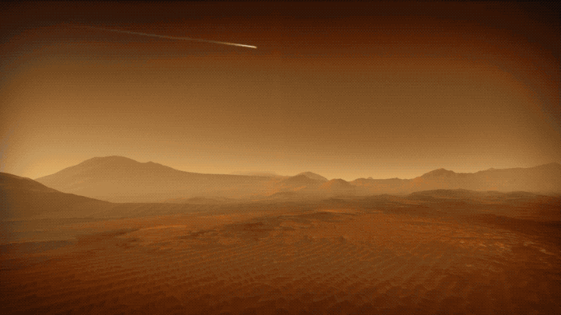 被严密保护中的毅力号冲进火星大气 | NASA