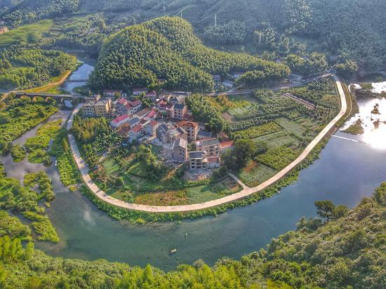 婺城白沙溪美丽风光. 卓德强 摄