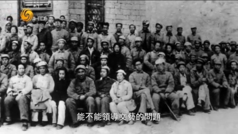 1942年延安文艺座谈会，萧军发言遭胡乔木反驳