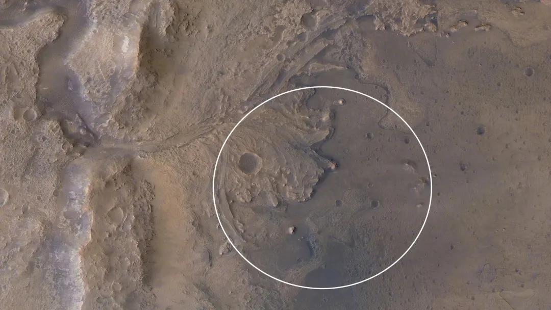 毅力号火星车的预定登陆地点 | NASA/ESA/Justin Cowart