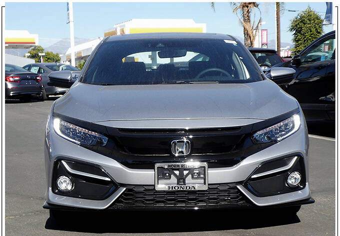 本田全新思域两厢版实拍 搭1.5t/中置排气更吸睛-图2