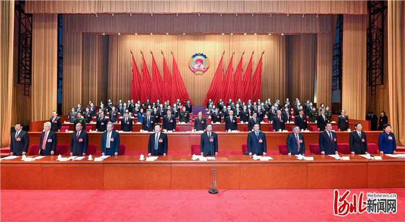 2月21日，政协河北省第十二届委员会第四次会议圆满完成各项议程，在石家庄河北会堂闭幕。 河北日报记者赵海江摄