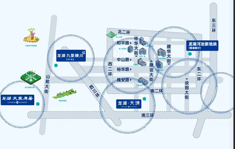 一图看懂石家庄龙湖2021年布局