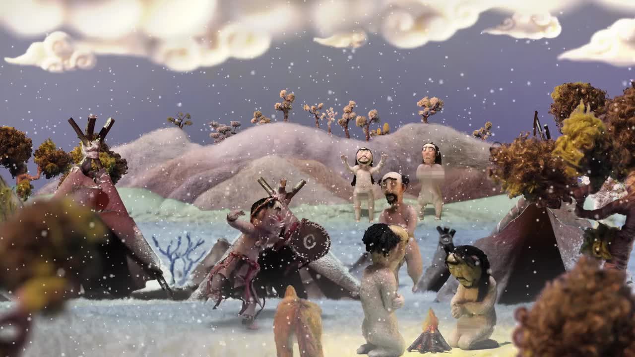 共筑中国梦夸父追日用定格动画讲述不一样的夸父追日