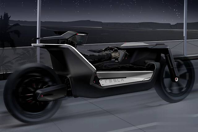 特斯拉ModelC?躺着开的电动摩托车