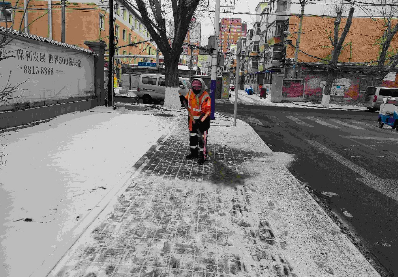 新春走基层丨“城市美容师”的默默守护