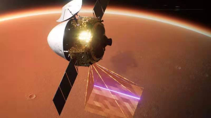 天问一号探测器进入火星停泊轨道