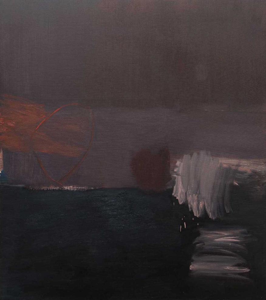 吕德安作品《隐匿的大地油画》152✕172CM 2013