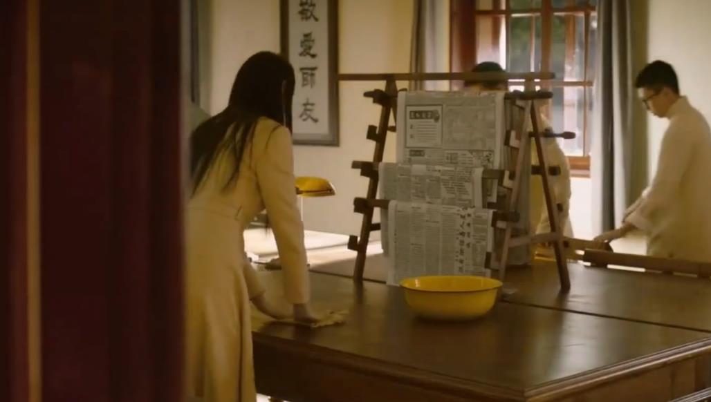 北大红楼阅览室的报架