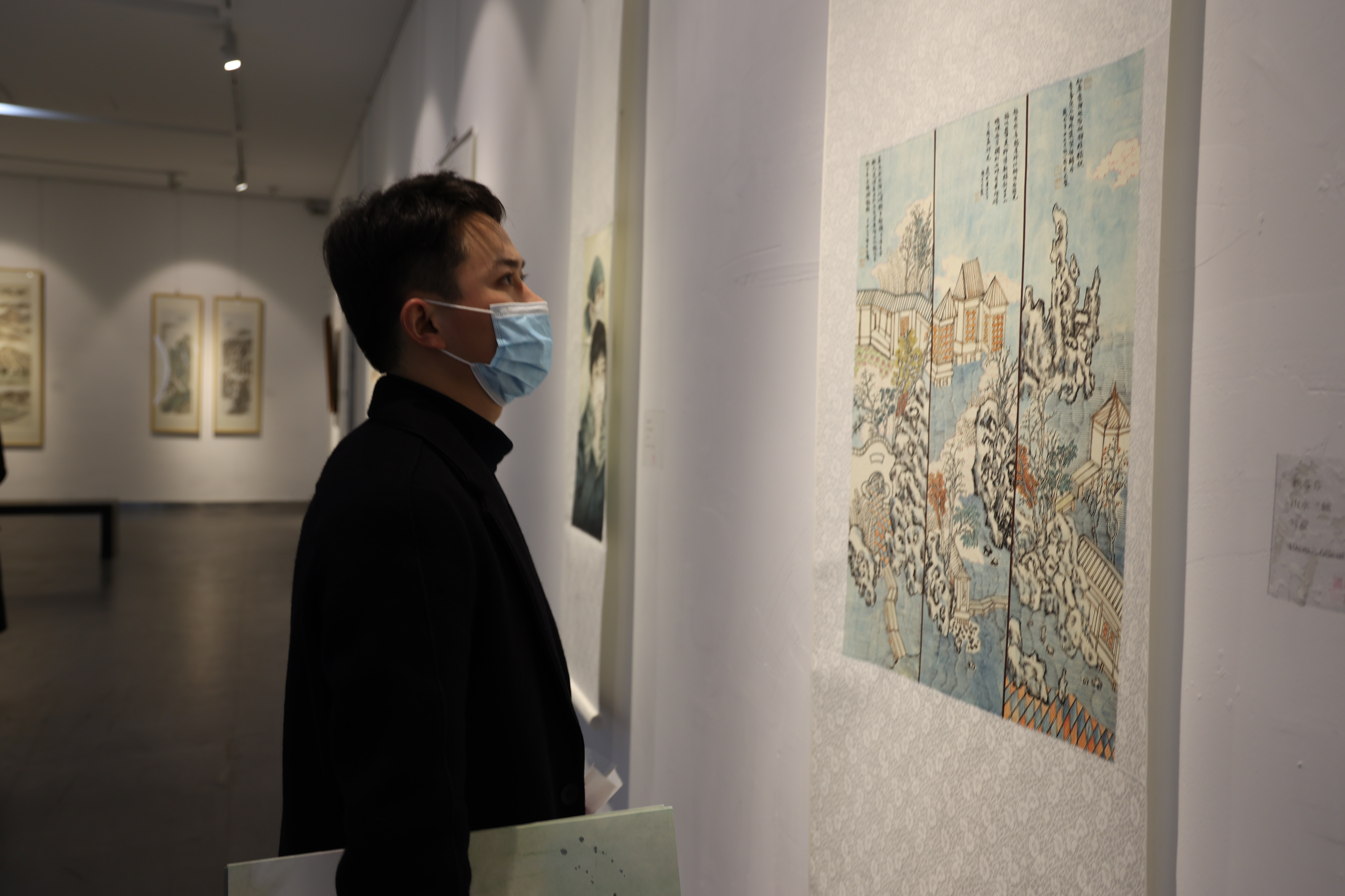 “春满翰墨香，庭室绽芳华”——宁波三地女子书画交流展开幕