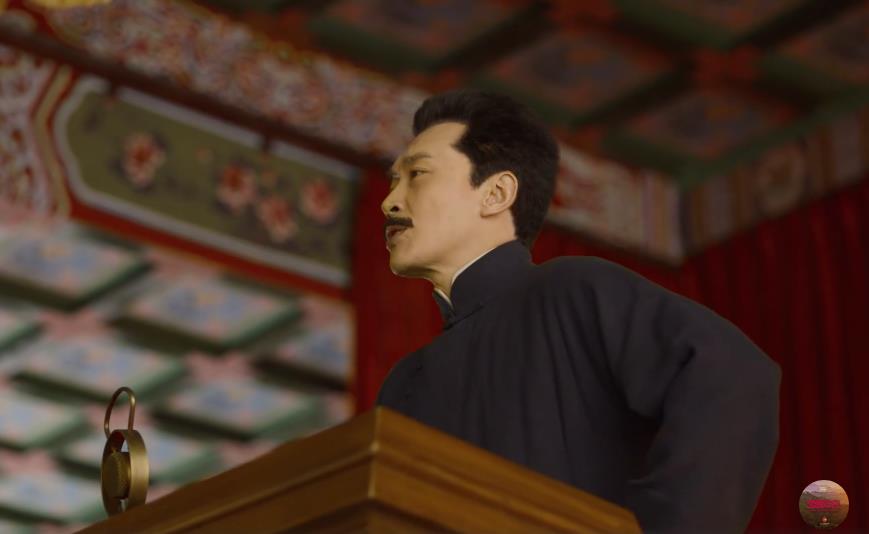 鲁迅的色调偏灰黄。