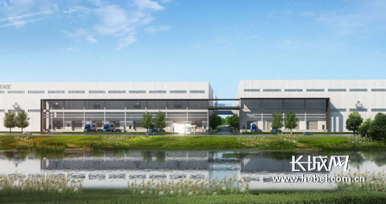 仓储物流风貌区示意图。