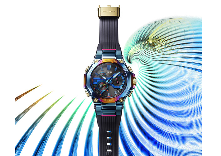 卡西欧推出mtg蓝凤凰设计魅力腕表