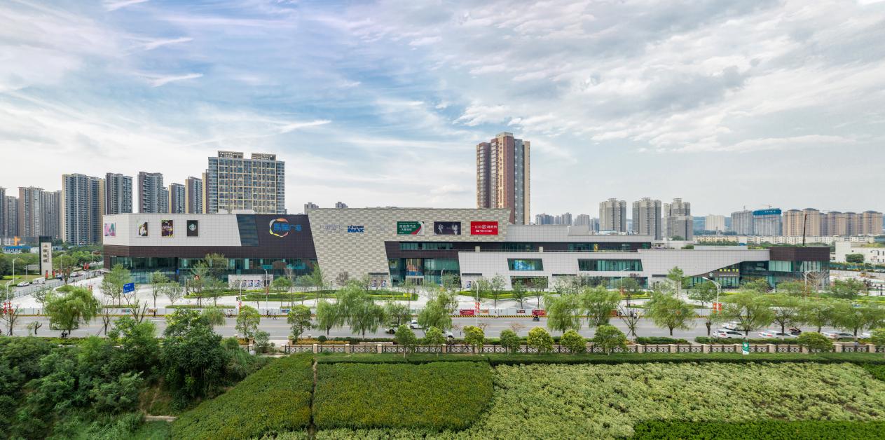 (凯德广场实景图)临河而居 坐享优质河景风光临水而居,眺望一线河景