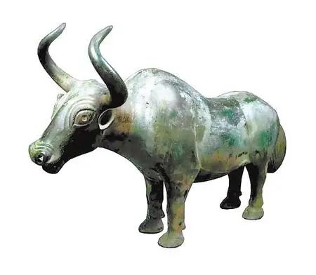 甘肃省博物馆 馆藏文物铜牦牛。