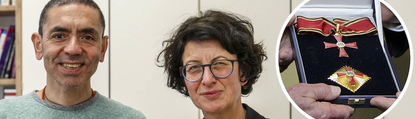 mRNA疫苗研发团队&Ouml;zlemT&uuml;reci和UğurŞahin获得德国联邦十字勋章