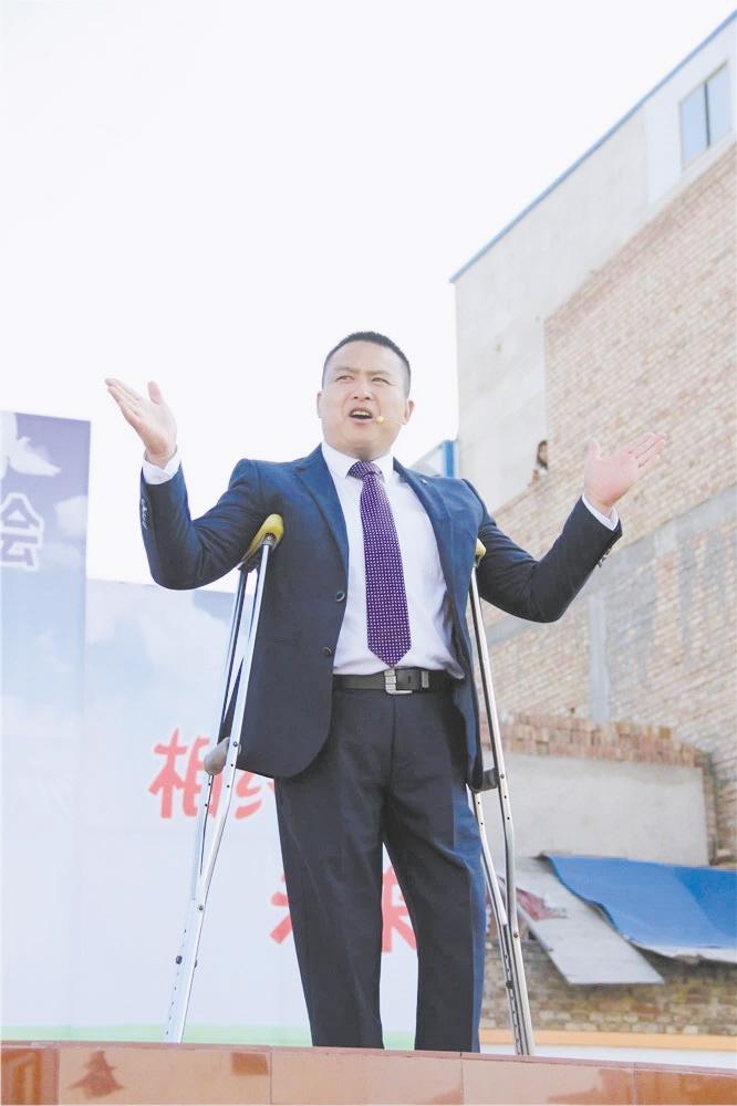 张林成在演讲 图片均由受访者提供