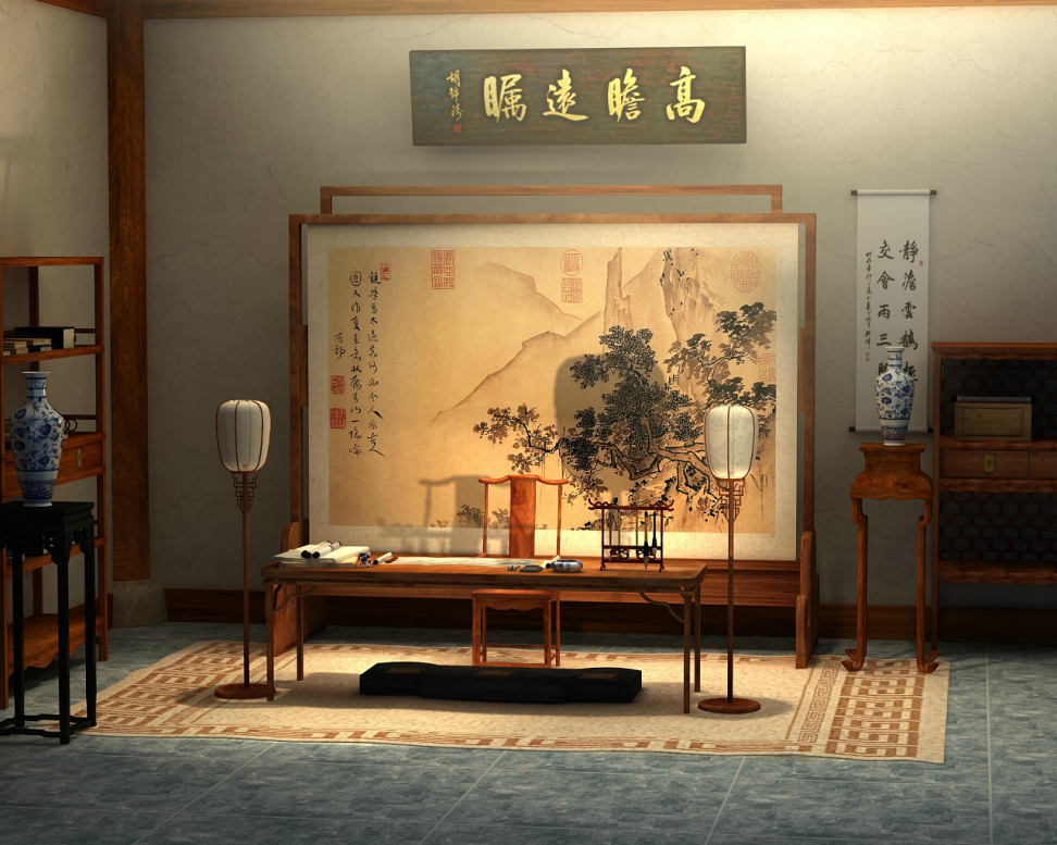 书斋任逍遥