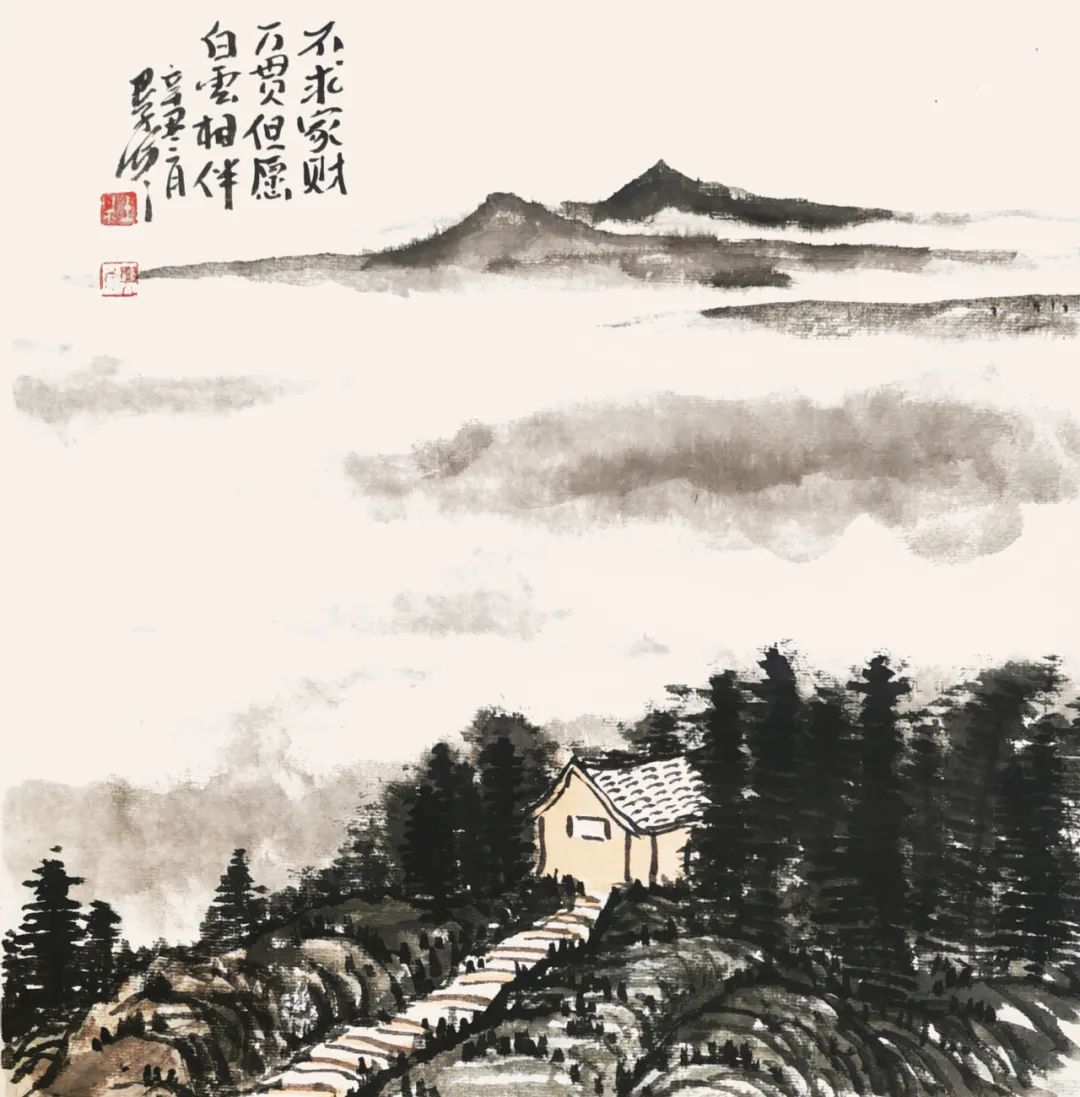 巴子画话丨漫天黄沙里，才是真爱你！