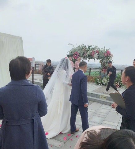 朱珠婚礼现场
