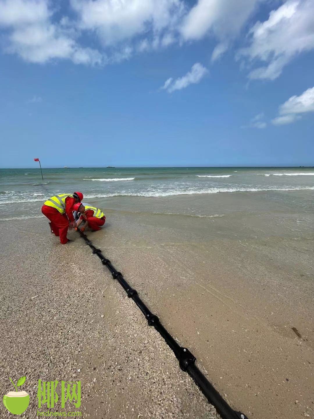 據悉,海南-香港海纜系統工程連接海南文昌,珠海橫琴和香港舂坎角三個