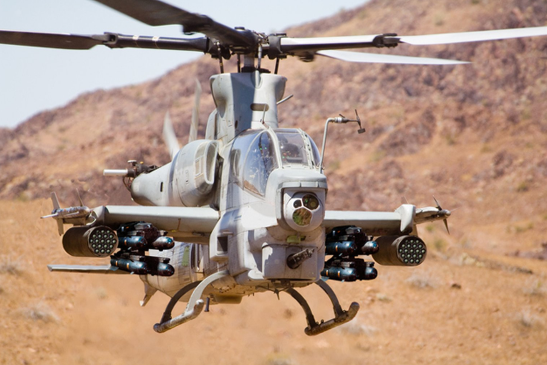 AH-1Z武装直升机。