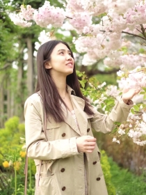 3月4日，英国伦敦，“剑桥女孩”黄雨桐。图/受访者提供