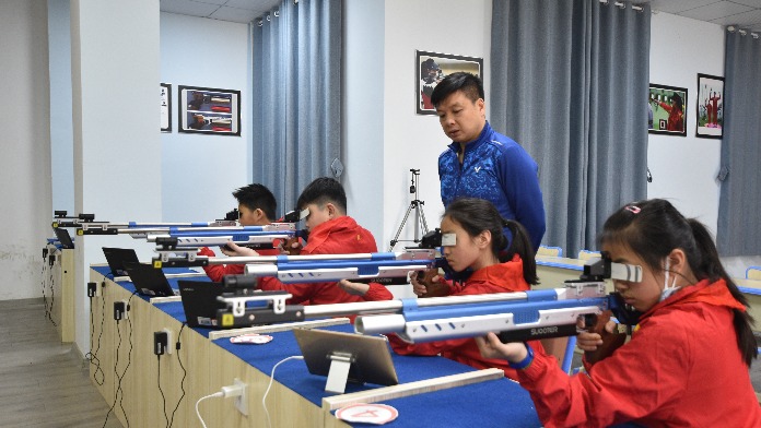 激光射击课 九江这所学校开设这门课程