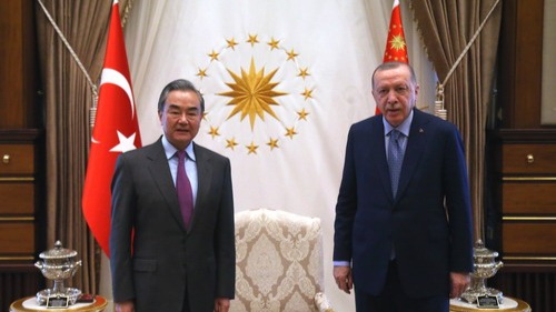 土耳其总统会见王毅：我公开接种 展示中国疫苗安全性和有效性