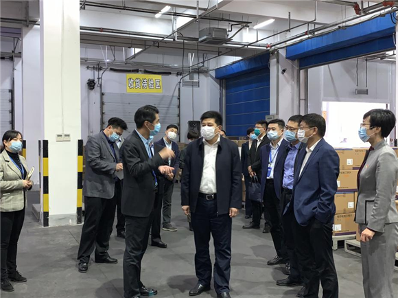 天桥区委书记韩伟到上药控股山东有限公司调研