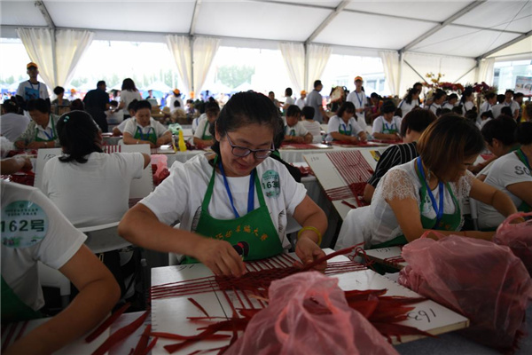 2019年草编大赛现场