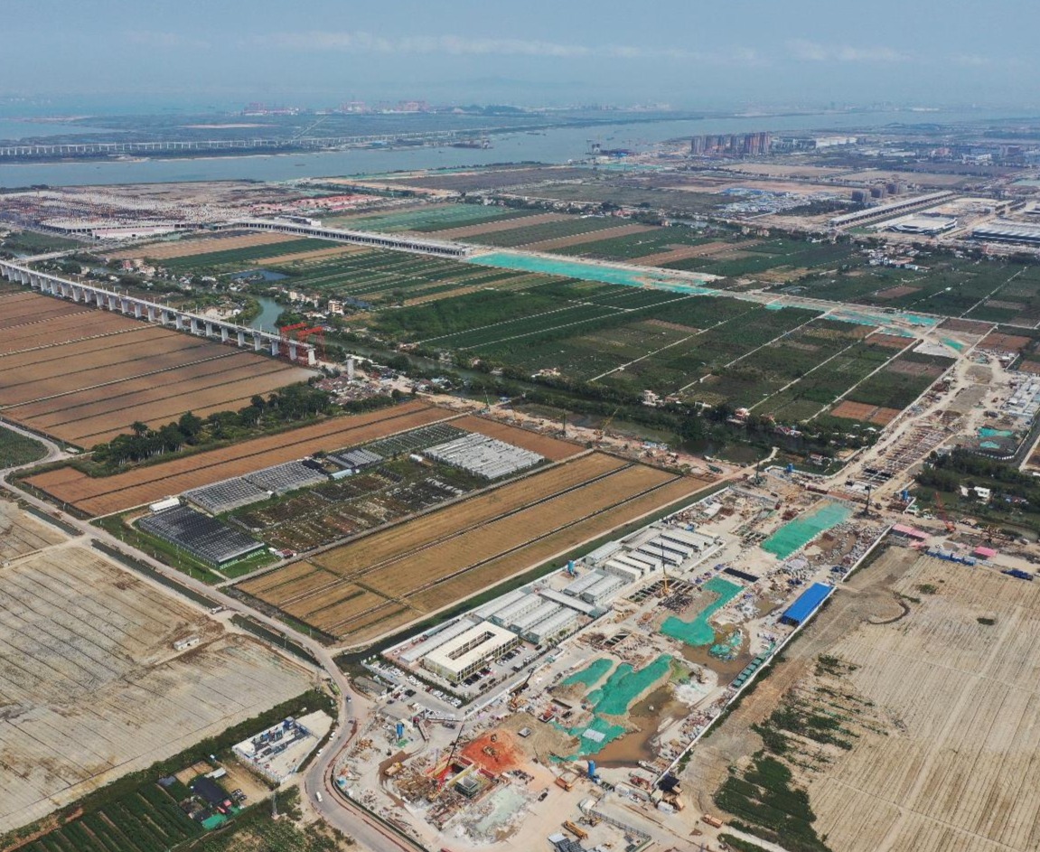 广州南沙港铁路新增南沙站开工